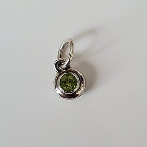James Avery Green Peridot Remembrance Charm